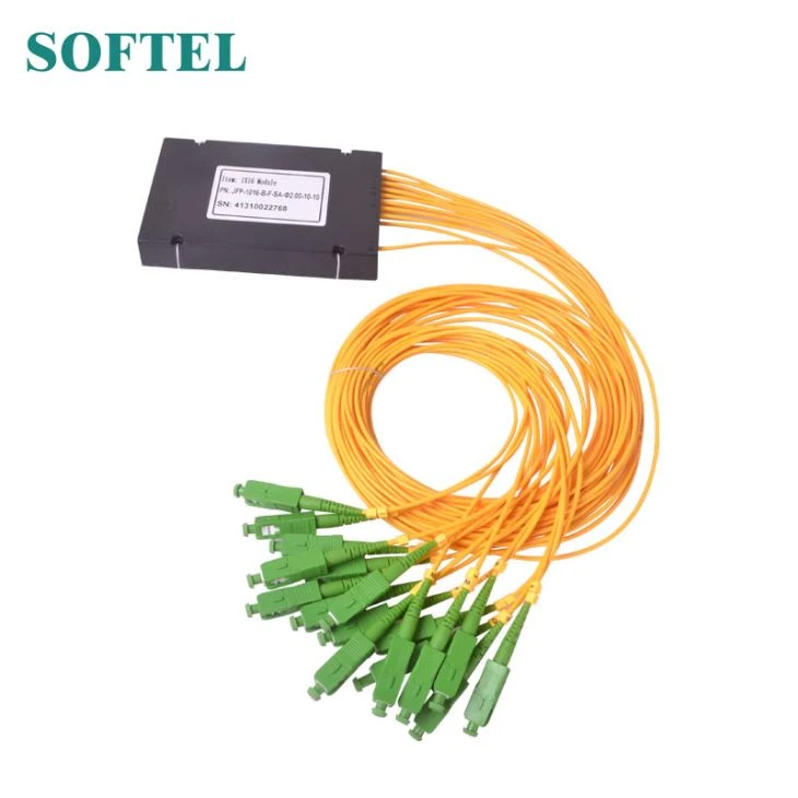 1x16 Splitter per fibra ottica PLC