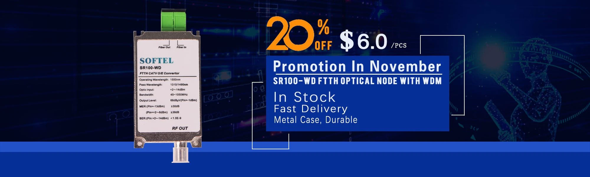 Nodo ottico passivo FTTH