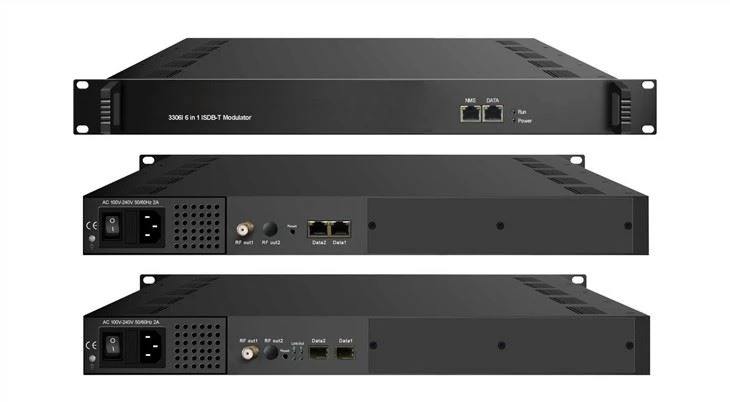 Modulatore 16 in 1 da IP a ISDB-T
