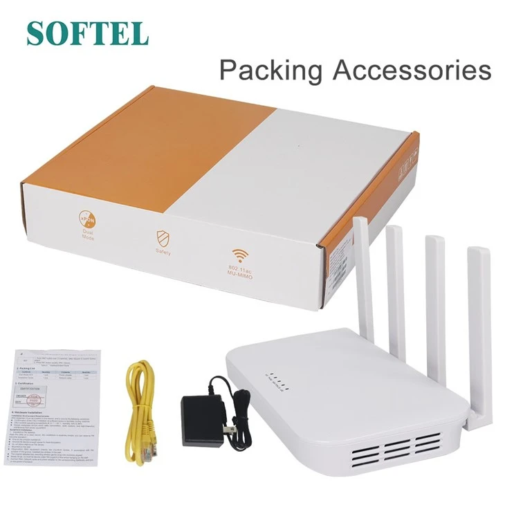 Onu-wifi6-4-ports-4ge Voip-ftth-factory-brand-new Ax 1500 price