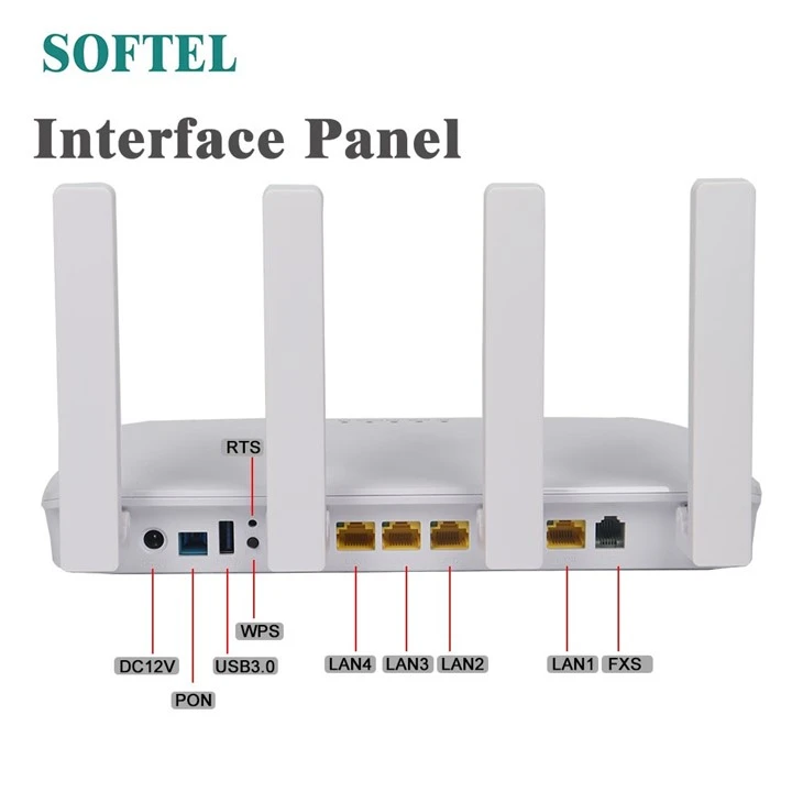 Onu-wifi6-4-ports-4ge Voip-ftth-factory-brand-new Ax 1500 best